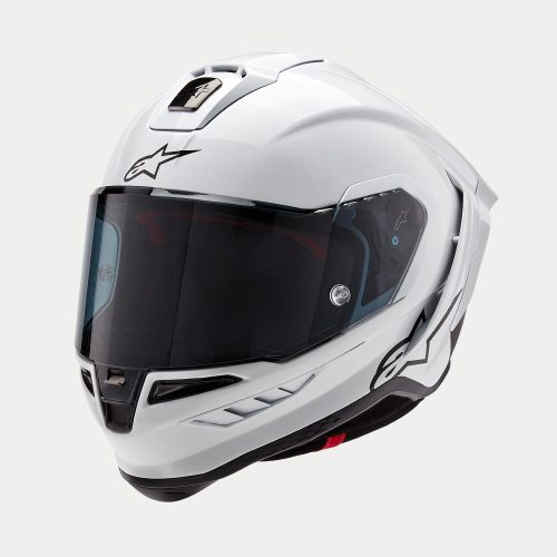 ALPINESTARS bukósisak SUPERTECH R10 SOLID WHITE