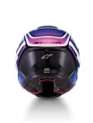 Alpinestars Supertech R7 bukósisak - Zeal - Black/Blue/Pink Fluo/White