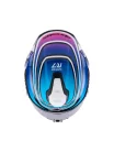 Alpinestars Supertech R7 bukósisak - Zeal - Black/Blue/Pink Fluo/White