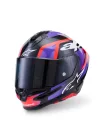 Alpinestars Supertech R7 bukósisak - Lumen - Black/Purple/Red Fluo/White
