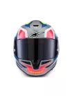 Alpinestars Supertech R7 bukósisak - Lumen - Silver/Black/Pink/Yellow Fluo
