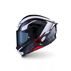 Alpinestars Supertech R7 bukósisak - Core - White/Black/Red