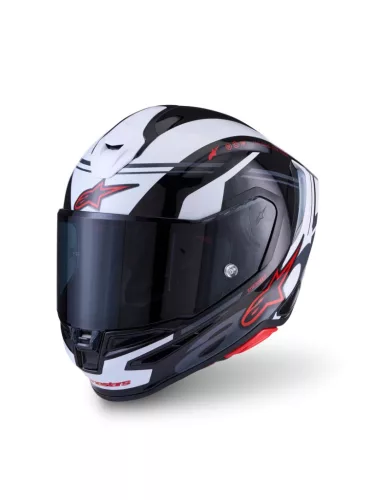 Alpinestars Supertech R7 bukósisak - Core - White/Black/Red