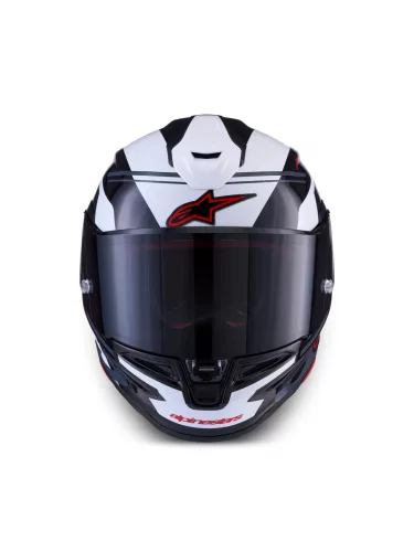 Alpinestars Supertech R7 bukósisak - Core - White/Black/Red