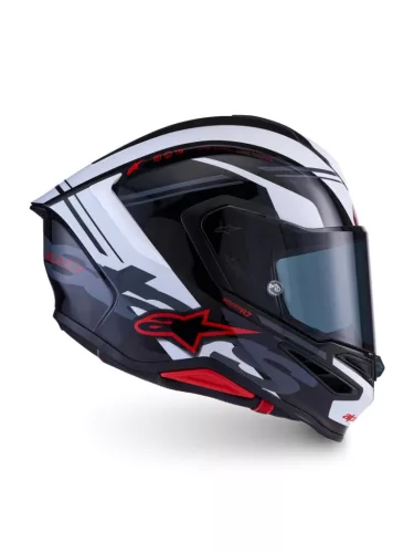 Alpinestars Supertech R7 bukósisak - Core - White/Black/Red