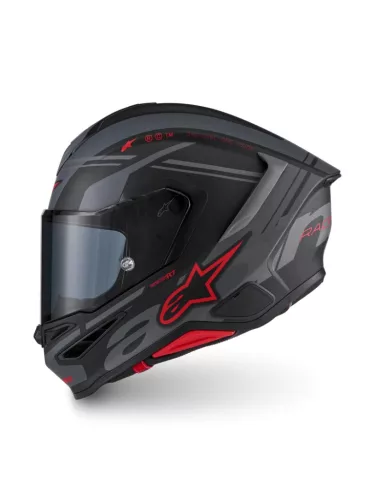 Alpinestars Supertech R7 bukósisak - Core - Matt Black/Grey/Red