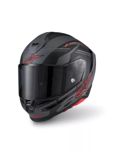 Alpinestars Supertech R7 bukósisak - Core - Matt Black/Grey/Red
