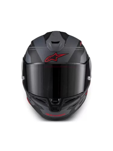 Alpinestars Supertech R7 bukósisak - Core - Matt Black/Grey/Red