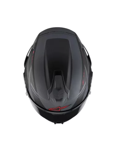 Alpinestars Supertech R7 bukósisak - Core - Matt Black/Grey/Red