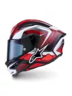 Alpinestars Supertech R7 bukósisak - Kinetis - Black/Red/White