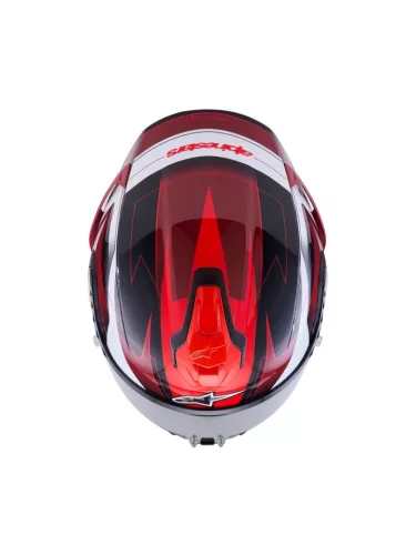 Alpinestars Supertech R7 bukósisak - Kinetis - Black/Red/White