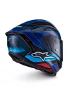 Alpinestars Supertech R7 bukósisak - Kinetis - Black/Blue/Pink Fluo/White