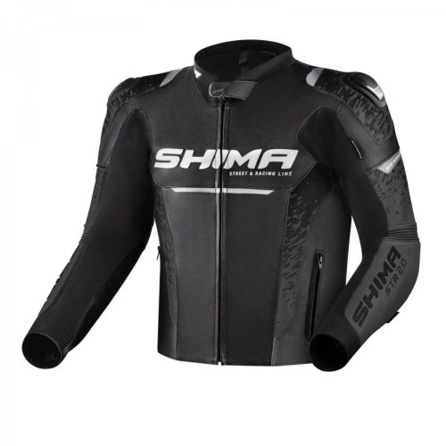 SHIMA STR 2.0 motoros bőrkabát | Black