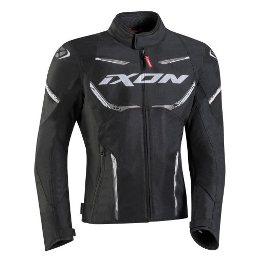 IXON STRIKER AIR WP vízálló motoros Kabát | BLACK/WHITE