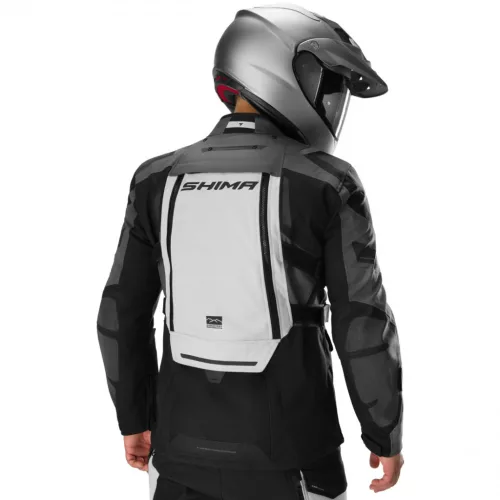 Shima DUNE 2.0 G2 Férfi motoros túrakabát | Fekete/Szürke