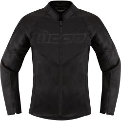 Icon motoros női kabát HOOLIGAN CE - BLACK