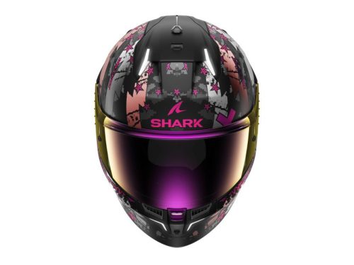 Shark bukósisak Skwal i3 (Beépített féklámpával) - Hellcat Mat - HE0829EKUV