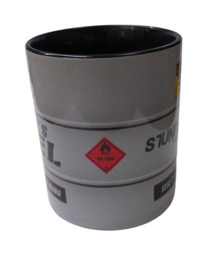 StunterStore Rider's Fuel bögre | fekete/fehér/szürke