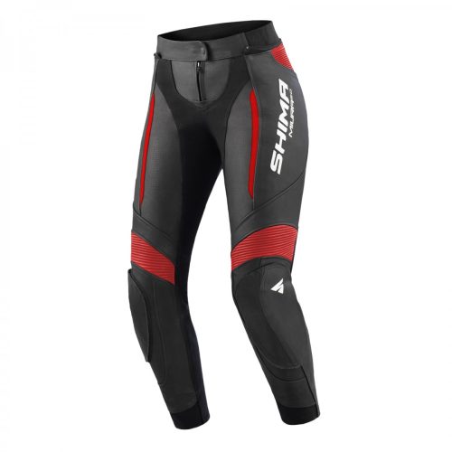 Shima MIURA 2.0 női motoros bőrnadrág | Black/red