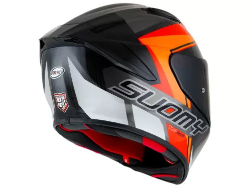 SUOMY TX PRO Glam bukósisak | Carbon/gray/orange