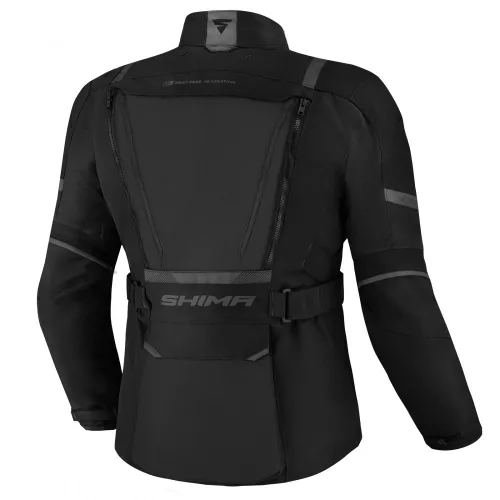 Shima HERO 2.0 Férfi textil kabát | Fekete