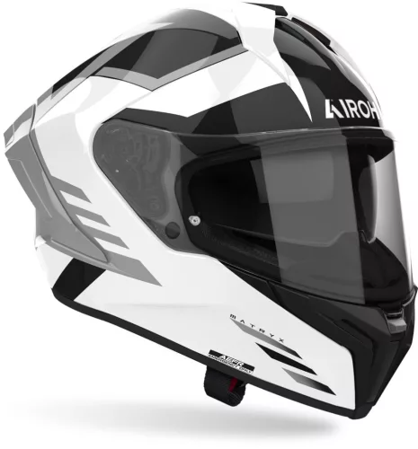 AIROH Matryx Thron bukósisak | White/gray