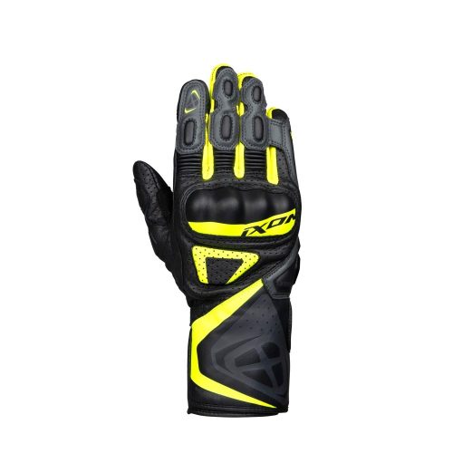 IXON GP5 AIR Férfi motoros kesztyű | BLACK/ANTHRACITE/YELLOW