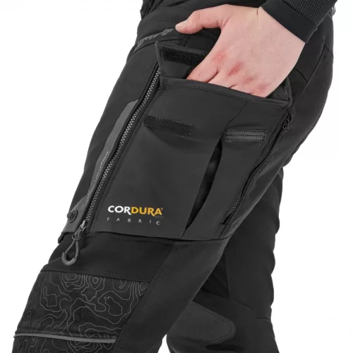 SHIMA TRACKER Férfi textil motoros nadrág | Fekete
