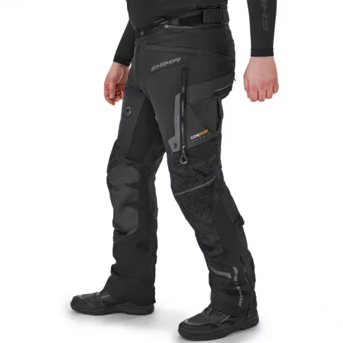 SHIMA TRACKER Férfi textil motoros nadrág | Fekete