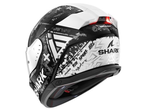 Shark bukósisak Skwal i3 (Beépített féklámpával) - Hellcat - HE0828EKUS