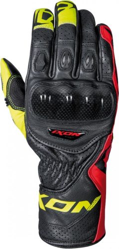 IXON RS Circuit-R Kesztyű | Black/Red/Hiviz