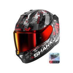   Shark bukósisak Skwal i3 (Beépített féklámpával) - Hellcat Mat - HE0829EKUR