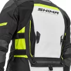 Shima DUNE Férfi textil kabát | Fekete/Fluo sárga