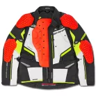 Shima DUNE Férfi textil kabát | Fekete/Fluo sárga