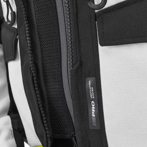 Shima DUNE Férfi textil kabát | Fekete/Fluo sárga