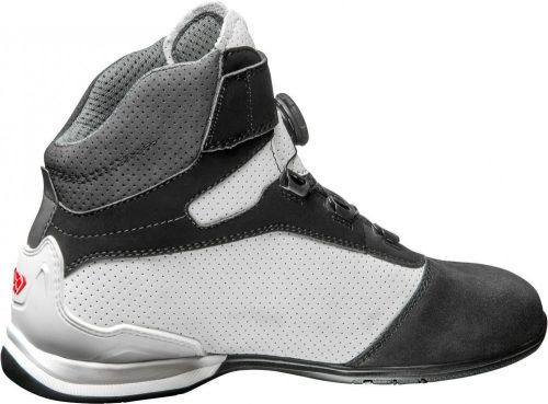 IXON Bull Vented Motoros Cipő | Black/White/Red