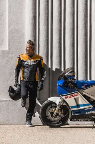 Furygan SIGNATURE 55 férfi bőrkabát | Fury Yellow