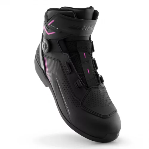 SHIMA ENZO LADY AIR Női motoros cipő | Black/Pink
