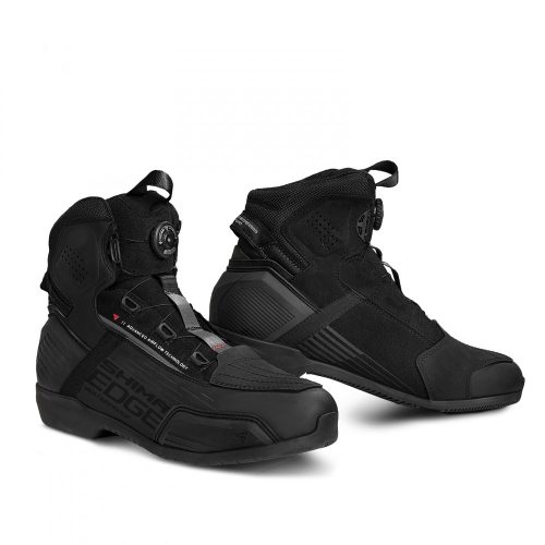 SHIMA EDGE WP Férfi motoros vízálló cipő | Black