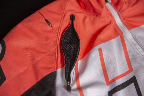 Icon női motoros kabát AIRFORM RETRO - SALMON