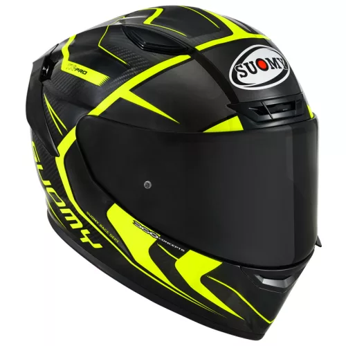 SUOMY TX PRO bukósisak | Carbon/neon sárga
