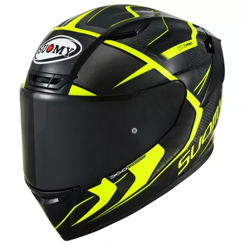 SUOMY TX PRO bukósisak | Carbon/neon sárga