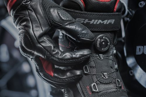 SHIMA EXO VENTED Férfi motoros cipő | Black
