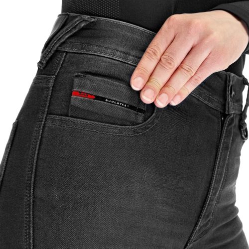 SHIMA Ridge  Női motoros farmernadrág | fekete