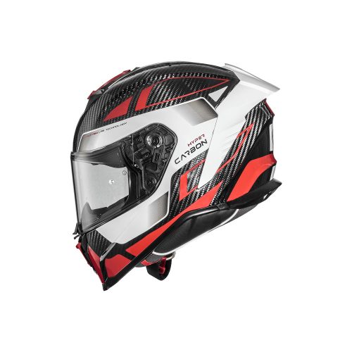 PREMIER HELMETS Hyper Carbon TK92 bukósisak | carbon-piros-fehér