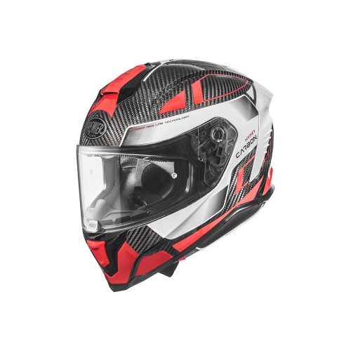 PREMIER HELMETS Hyper Carbon TK92 bukósisak | carbon-piros-fehér