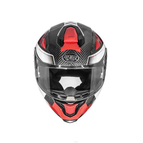 PREMIER HELMETS Hyper Carbon TK92 bukósisak | carbon-piros-fehér