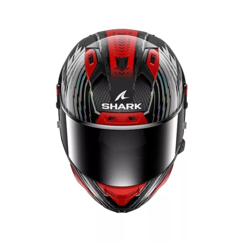 SHARK AERON EDGY BUKÓSISAK | Karbon/Piros/Króm