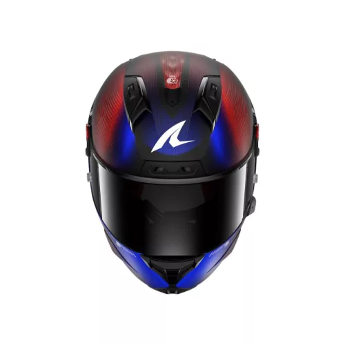 SHARK AERON SPEED-TECH MAT BUKÓSISAK | Karbon/Kék/Piros
