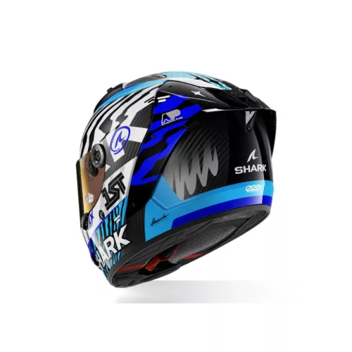 SHARK AERON SPEED-FANCY BUKÓSISAK | Karbon/Fehér/Kék